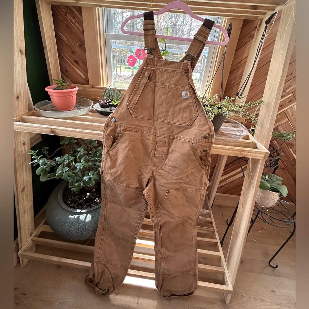 Carhartt Womens Overalls, Size M 9/10